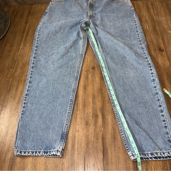 Vintage Levi's 512 Slim Taper Made In The USA Womens Lightwash Jeans Size 18 S - Picture 10 of 13